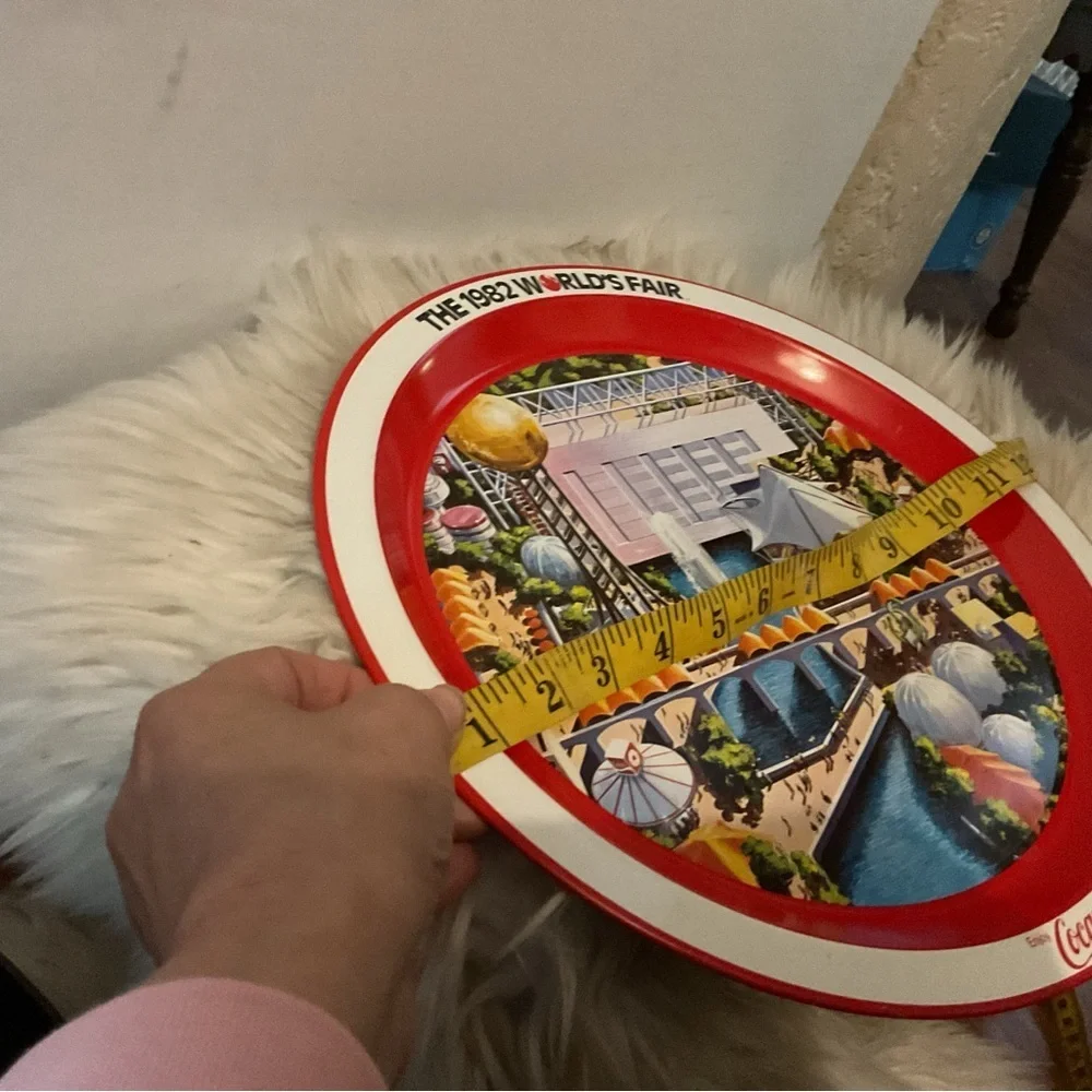 1982 World's Fair  Coca Cola Souvenir Plate